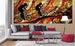 Dimex Bicycle Red Wall Mural 375x150cm 5 Panels Ambiance | Yourdecoration.co.uk