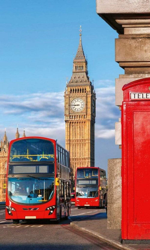 Dimex Big Ben Wall Mural 150x250cm 2 Panels | Yourdecoration.co.uk