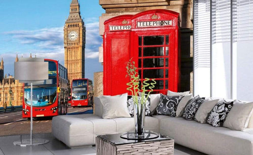 Dimex Big Ben Wall Mural 375x250cm 5 Panels Ambiance | Yourdecoration.co.uk