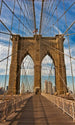 Dimex Brooklyn Bridge Wall Mural 150x250cm 2 Panels | Yourdecoration.co.uk