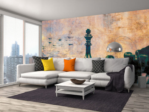 Dimex Chess Abstract Wall Mural 375x250cm 5 Panels Ambiance | Yourdecoration.co.uk