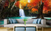 Dimex Deep Forest Waterfall Wall Mural 375x250cm 5 Panels Ambiance | Yourdecoration.co.uk