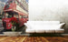 Dimex Double Decker Bus Wall Mural 150x250cm 2 Panels Ambiance | Yourdecoration.co.uk