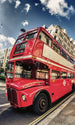 Dimex Double Decker Bus Wall Mural 150x250cm 2 Panels | Yourdecoration.co.uk