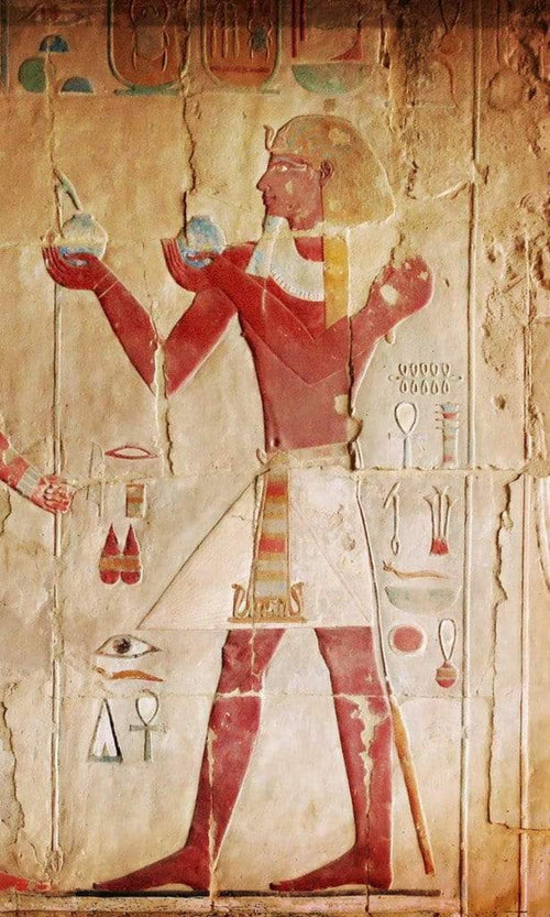 Dimex Egypt Painting Wall Mural 150x250cm 2 Panels | Yourdecoration.co.uk