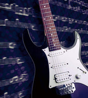 Dimex Electric Guitar Wall Mural 225x250cm 3 Panels | Yourdecoration.co.uk