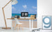 Dimex Empty Beach Wall Mural 225x250cm 3 Panels Ambiance | Yourdecoration.co.uk