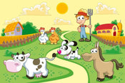 Dimex Farm Wall Mural 375x250cm 5 Panels | Yourdecoration.co.uk