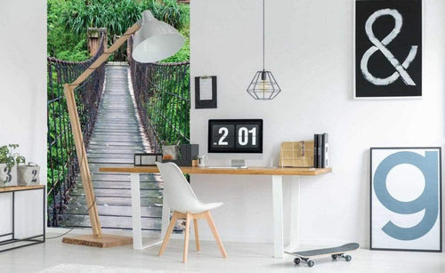 Dimex Footbridge Wall Mural 150x250cm 2 Panels Ambiance | Yourdecoration.co.uk