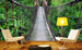 Dimex Footbridge Wall Mural 375x250cm 5 Panels Ambiance | Yourdecoration.co.uk