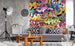 Dimex Graffiti Art Wall Mural 225x250cm 3 Panels Ambiance | Yourdecoration.co.uk