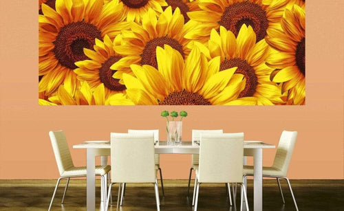 Dimex Helianthus Wall Mural 375x150cm 5 Panels Ambiance | Yourdecoration.co.uk