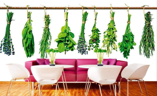 Dimex Herbs Wall Mural 375x250cm 5 Panels Ambiance | Yourdecoration.co.uk