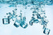 Dimex Ice Cubes Wall Mural 375x250cm 5 Panels | Yourdecoration.co.uk