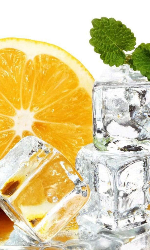 Dimex Lemon and Ice Wall Mural 150x250cm 2 Panels | Yourdecoration.co.uk