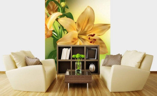 Dimex Lily Wall Mural 225x250cm 3 Panels Ambiance | Yourdecoration.co.uk