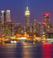 Dimex Manhattan at Night Wall Mural 225x250cm 3 Panels | Yourdecoration.co.uk