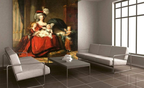 Dimex Marie Antoinette Wall Mural 225x250cm 3 Panels Ambiance | Yourdecoration.co.uk