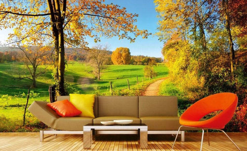 Dimex Meadow Wall Mural 375x250cm 5 Panels Ambiance | Yourdecoration.co.uk