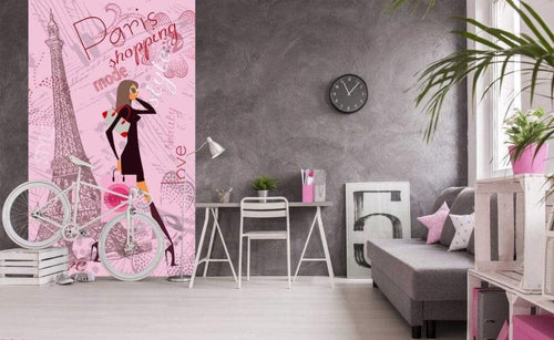 Dimex Paris Style Wall Mural 150x250cm 2 Panels Ambiance | Yourdecoration.co.uk