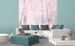 Dimex Pink Forest Abstract Wall Mural 225x250cm 3 Panels Ambiance | Yourdecoration.co.uk