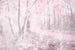 Dimex Pink Forest Abstract Wall Mural 375x250cm 5 Panels | Yourdecoration.co.uk