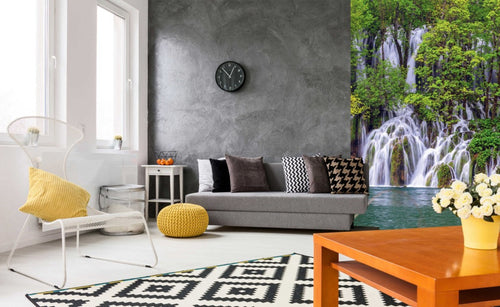 Dimex Plitvice Lakes Wall Mural 150x250cm 2 Panels Ambiance | Yourdecoration.co.uk