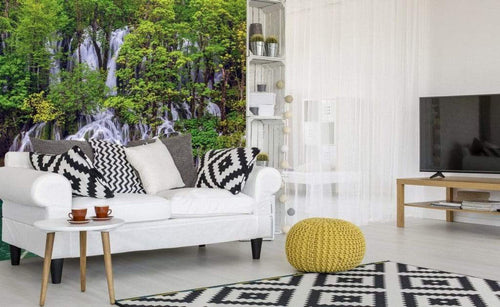 Dimex Plitvice Lakes Wall Mural 225x250cm 3 Panels Ambiance | Yourdecoration.co.uk