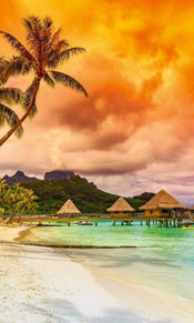 Dimex Polynesia Wall Mural 150x250cm 2 Panels | Yourdecoration.co.uk