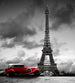 Dimex Retro Car in Paris Wall Mural 225x250cm 3 Panels | Yourdecoration.co.uk