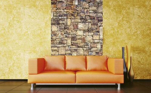 Dimex Rock Wall Wall Mural 150x250cm 2 Panels Ambiance | Yourdecoration.co.uk