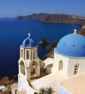 Dimex Santorini Wall Mural 225x250cm 3 Panels | Yourdecoration.co.uk