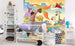 Dimex Savanna Animals Wall Mural 225x250cm 3 Panels Ambiance | Yourdecoration.co.uk