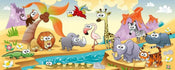 Dimex Savanna animals Wall Mural 375x150cm 5 Panels | Yourdecoration.co.uk