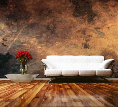 Dimex Scratched Copper Wall Mural 375x250cm 5 Panels Ambiance | Yourdecoration.co.uk