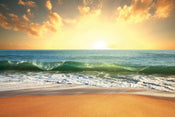 Dimex Sea Sunset Wall Mural 375x250cm 5 Panels | Yourdecoration.co.uk