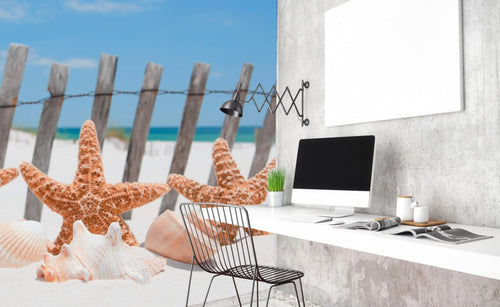 Dimex Starfish Wall Mural 225x250cm 3 Panels Ambiance | Yourdecoration.co.uk