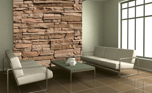 Dimex Stones Wall Mural 225x250cm 3 Panels Ambiance | Yourdecoration.co.uk