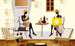 Dimex Street Cafe Wall Mural 375x250cm 5 Panels Ambiance | Yourdecoration.co.uk