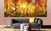 Dimex Sunny Forest Wall Mural 375x150cm 5 Panels Ambiance | Yourdecoration.co.uk