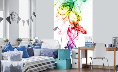 Dimex Warm Smoke Wall Mural 150x250cm 2 Panels Ambiance | Yourdecoration.co.uk