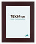 Dover Wood Photo Frame 18x24cm Mahogany Front Size | Yourdecoration.co.uk