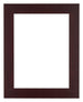 Dover Wood Photo Frame 18x24cm Mahogany Front | Yourdecoration.co.uk