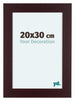 Dover Wood Photo Frame 20x30cm Mahogany Front Size | Yourdecoration.co.uk