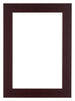 Dover Wood Photo Frame 20x30cm Mahogany Front | Yourdecoration.co.uk