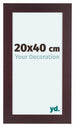 Dover Wood Photo Frame 20x40cm Mahogany Front Size | Yourdecoration.co.uk