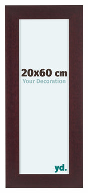 Dover Wood Photo Frame 20x60cm Mahogany Front Size | Yourdecoration.co.uk