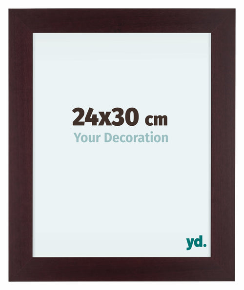 Dover Wood Photo Frame 24x30cm Mahogany Front Size | Yourdecoration.co.uk