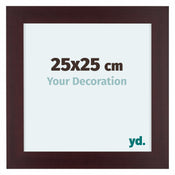 Dover Wood Photo Frame 25x25cm Mahogany Front Size | Yourdecoration.co.uk