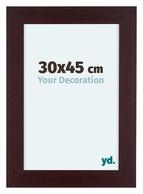 Dover Wood Photo Frame 30x45cm Mahogany Front Size | Yourdecoration.co.uk